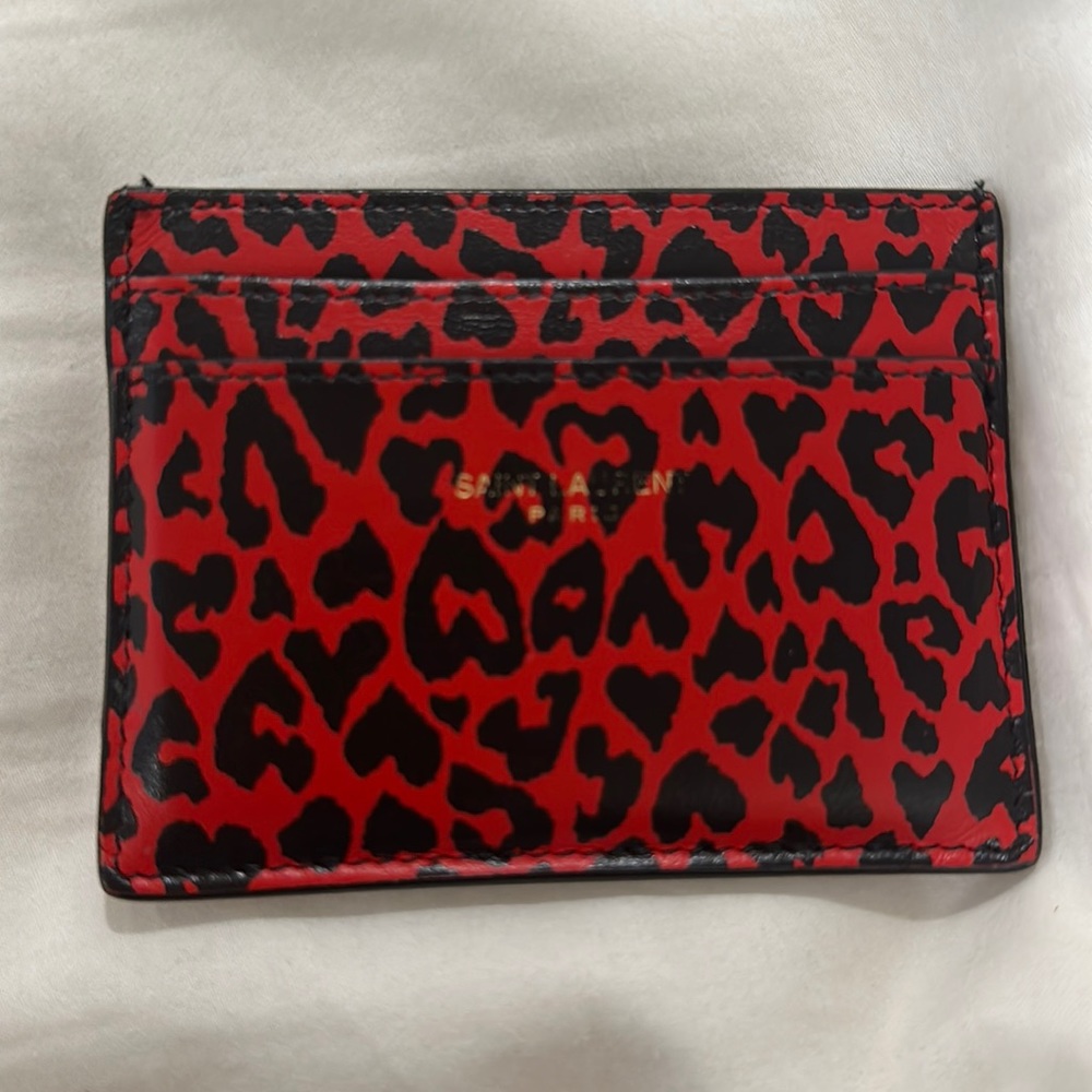 saint laurent credit card holder